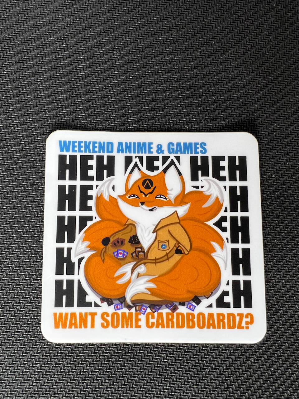 Weekend Anime & Games - Wholesale Sticker - Kawaii Vinyl RPG Sticker: Heh Heh Heh1