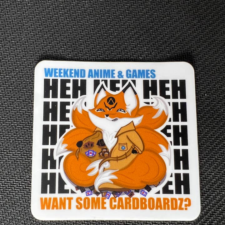 Weekend Anime & Games - Wholesale Sticker - Kawaii Vinyl RPG Sticker: Heh Heh Heh1