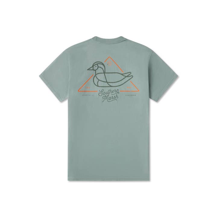 Youth Warning Duck Tee for wholesale by Southern Marsh