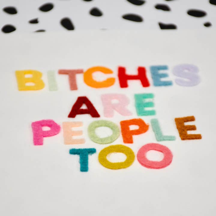 Tikar är människor för kände bokstäver för wholesale av Rachael Mayer Art