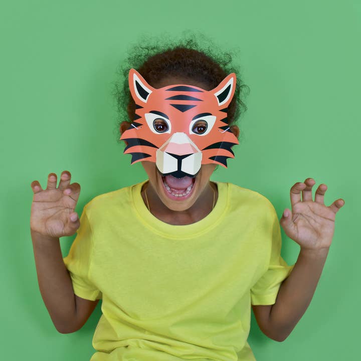 Clockwork Soldier - Wholesale DIY Craft Kit - Kids - Create Your Own Jungle Animal Masks