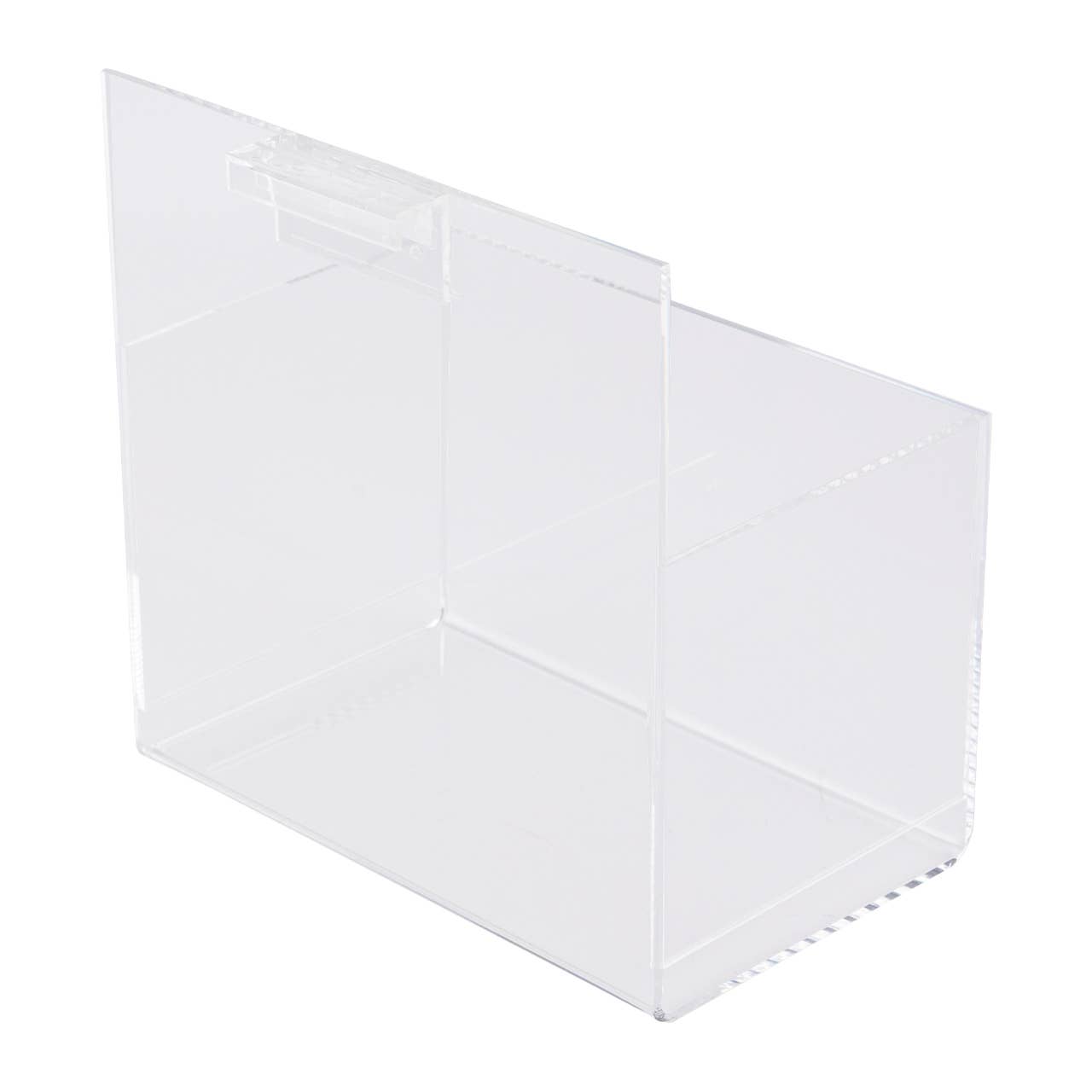 Store Supply Warehouse - Wholesale Retailer Display - Accessories - Acrylic Single Display Bin For Slatwall Or Wire Grid9