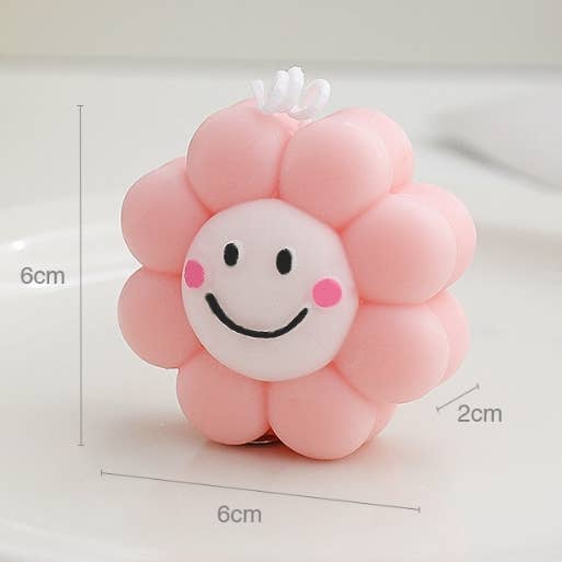 The Diabolical Gift People - Novelty Gifts, Mother's Day - Wholesale Novelty Candle - Smiley Sunflower Candle - Novelty Gifts, Valentine's Day