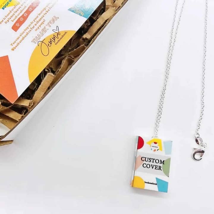 bookonahookco – wholesale Pendant/charm necklace – Custom Necklace | Any book or vinyl