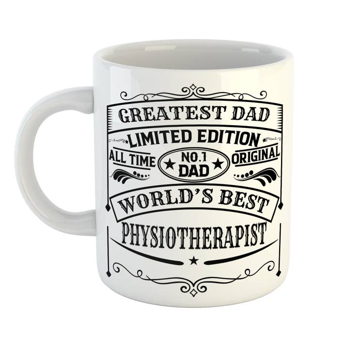 Greatest Dad Best Physiotherapist Mug for wholesale by Just The Shirt
