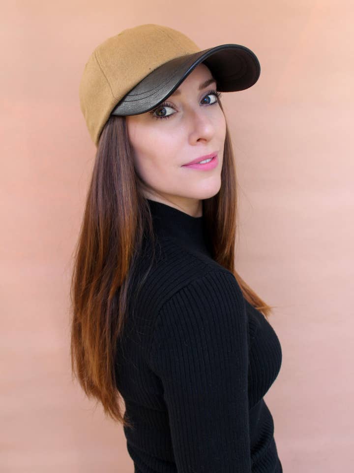 Wool Baseball Cap for wholesale by Knotty Accessories