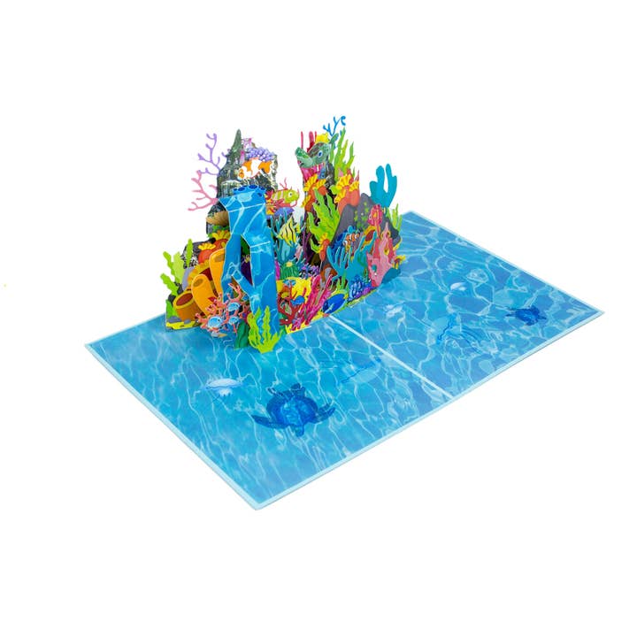 Aquarium / Under The Sea - 3D Pop Up Abra Card for wholesale by Abra Cards
