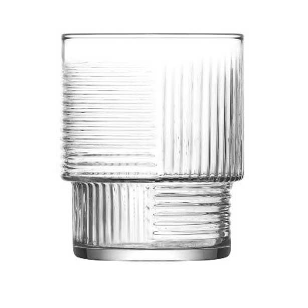 Novastyl – Copo/caneca por atacado – Conjunto de 3 copos rio 32,5cl em vidro transparente0