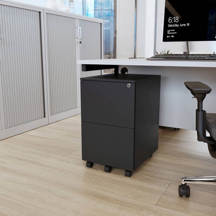 CEHA USA - Wholesale Cabinet - Ceha 2 Drawer Mobile File Cabinet with Lock