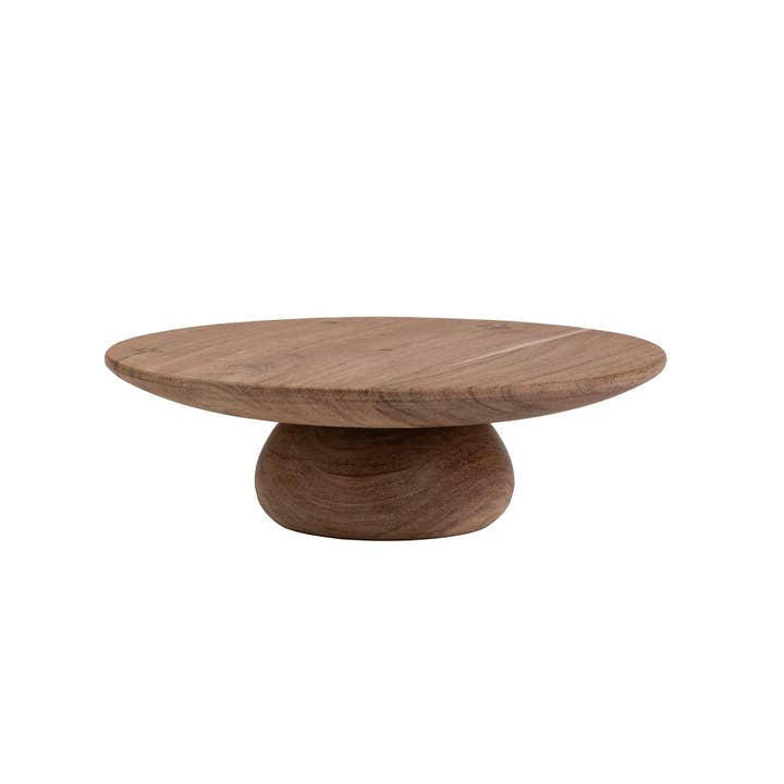 sögne Maya cake stand 25 cm acacia wood for wholesale by Sögne Home