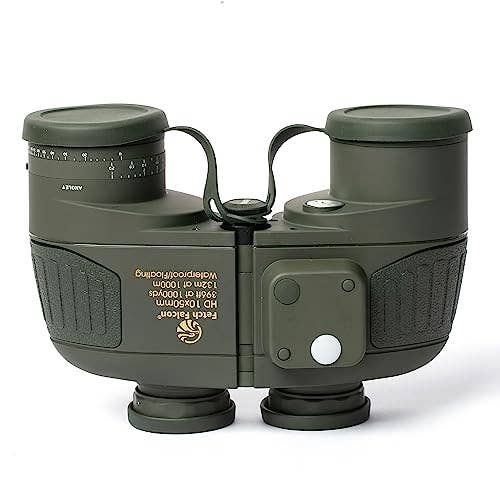 Onboard Products Inc - Wholesale Binoculars - Fetch Falcon 10x50 BAK4 FMC IPX7 Binoculars in Army Green