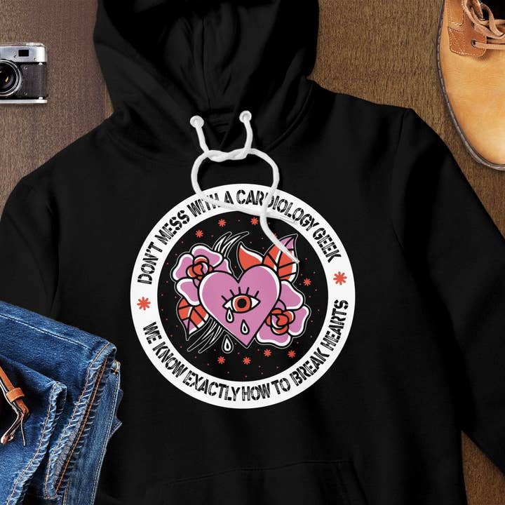 FreakyTeeFactory - Wholesale Screen Printed T-Shirt - Women's - Cardiology Geek T-Shirt, Heart Anatomy Graphic Tee, Medical Humor, Nurse Gift, Doctor Apparel, Unique Edgy Style, Bold Statement Shirt19