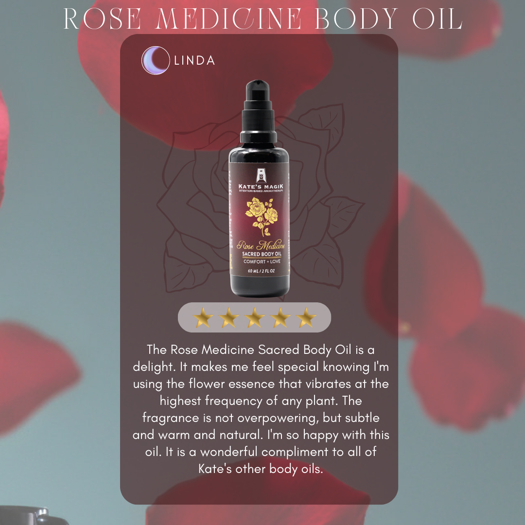 Kate's Magik - Wholesale Bath/Body Oil - Rose Medicine - Sacred Body Oil3
