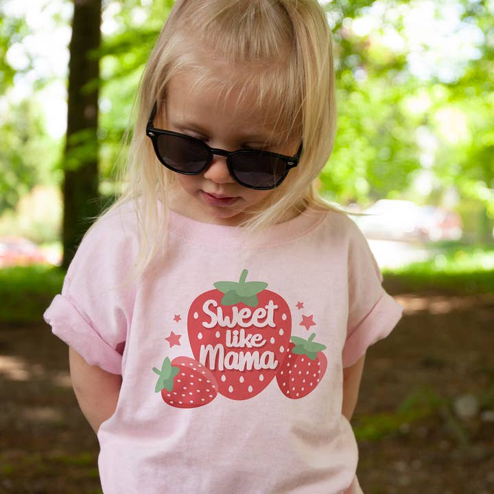 Camisola Doce Como a Mamã para Criança e Jovem por atacado de Itsy Bitsy Bella Co