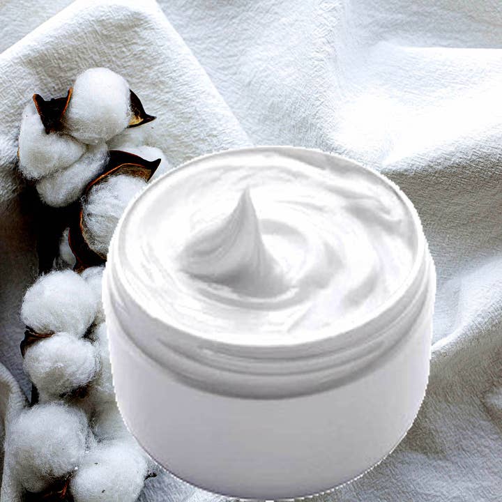 Crème hydratante pour le corps et les mains Clean Cotton pour la vente par Aroma Kaz