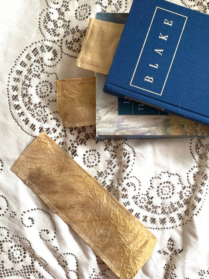 Buckthorn Bookmark - Botanical dyed cloth for wholesale by Twig and Snip