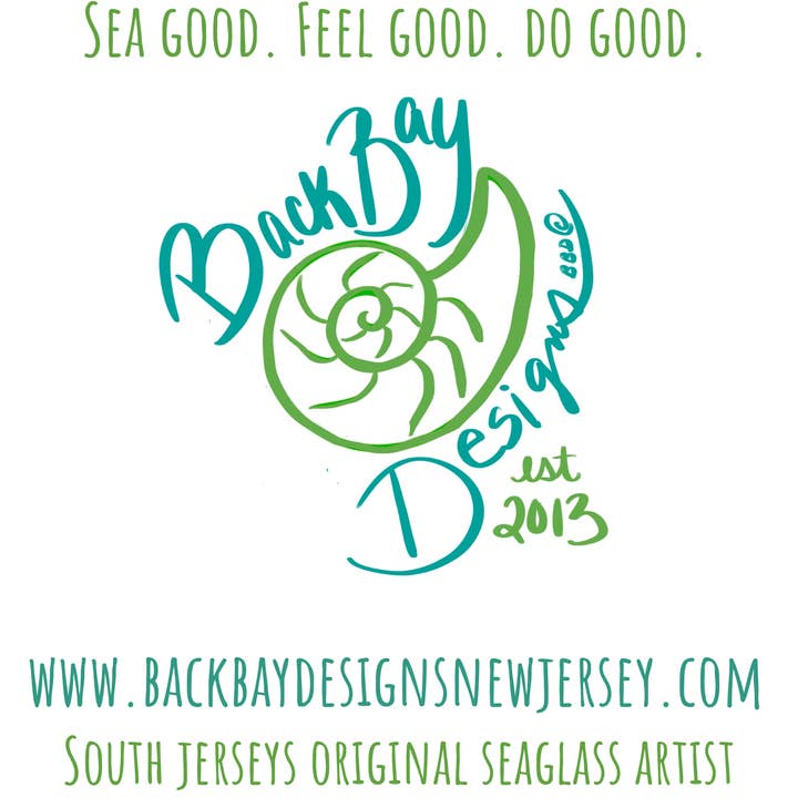 Back Bay Designs - Wholesale Art Print - Dockside MINI - Sea Glass Art - 6x6 Framed6