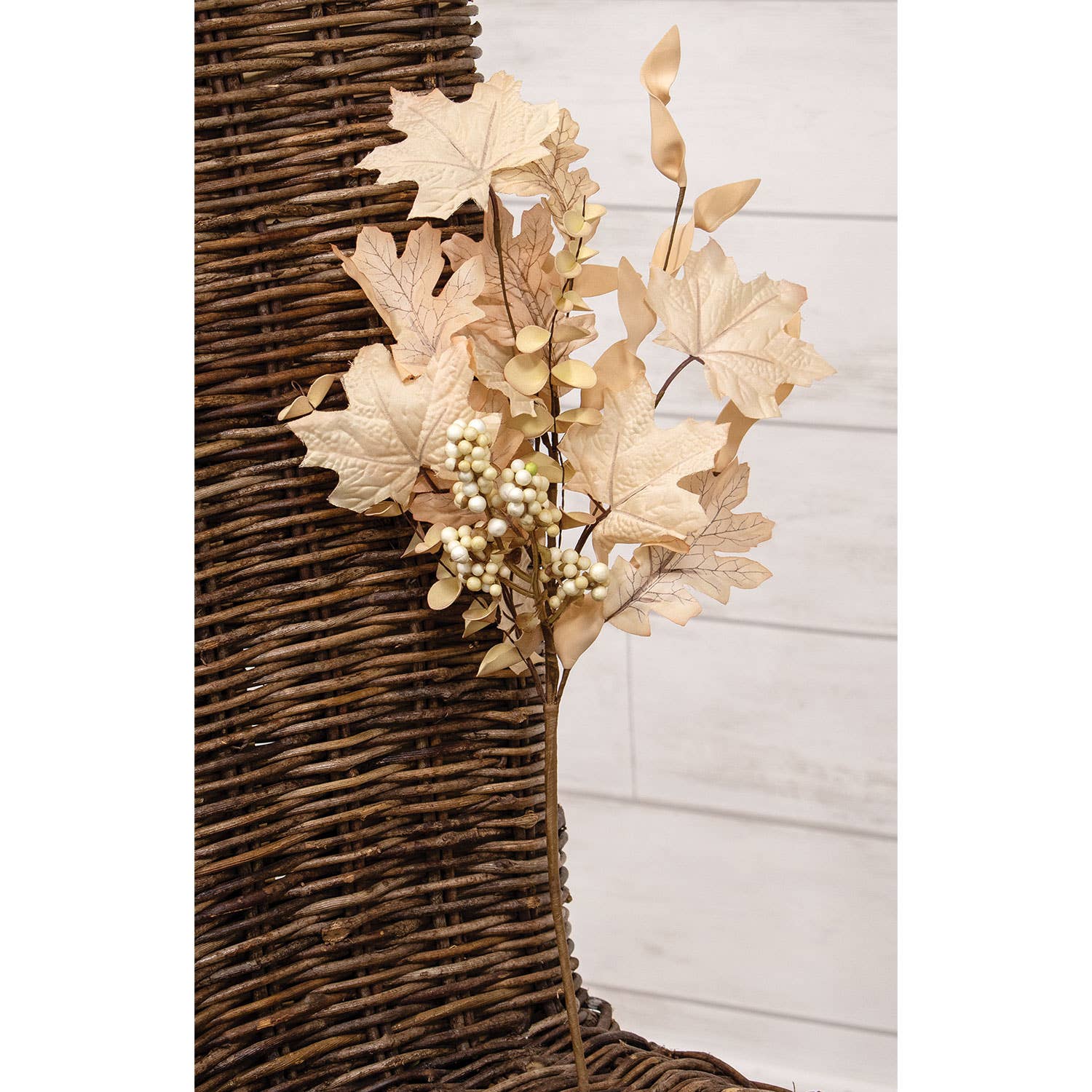 Col House Designs - Wholesale Artificial flowers - Natural Fall Leaves, Berry Clusters & Eucalyptus Pick1