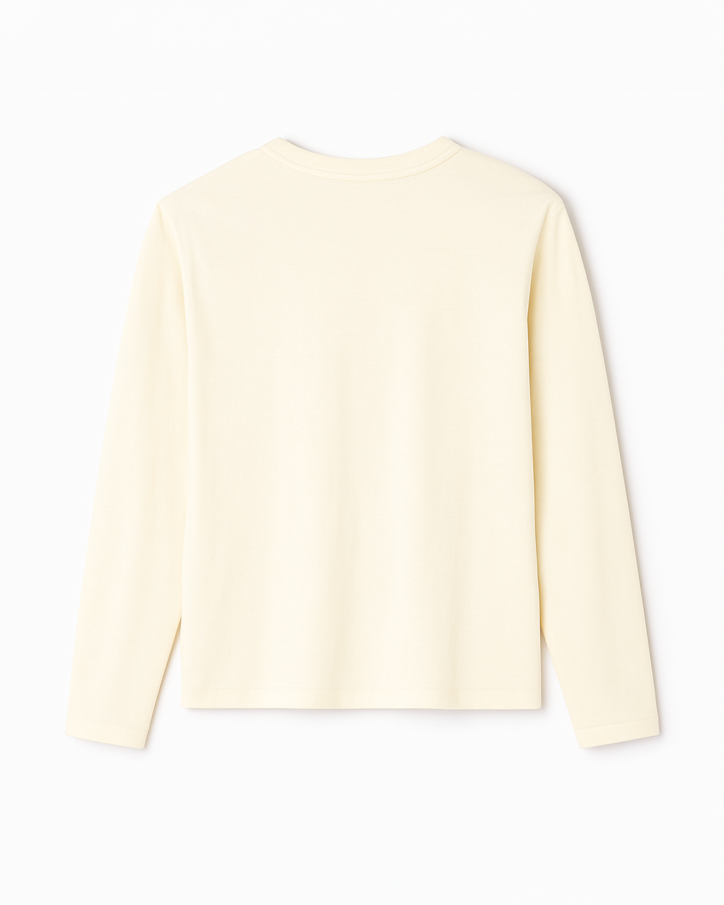 THE (REAL) GARCIA - Vente T-shirt – femme - T-SHIRT FEMME EN COTON ET CACHEMIRE À MANCHES LONGUES BLANC1