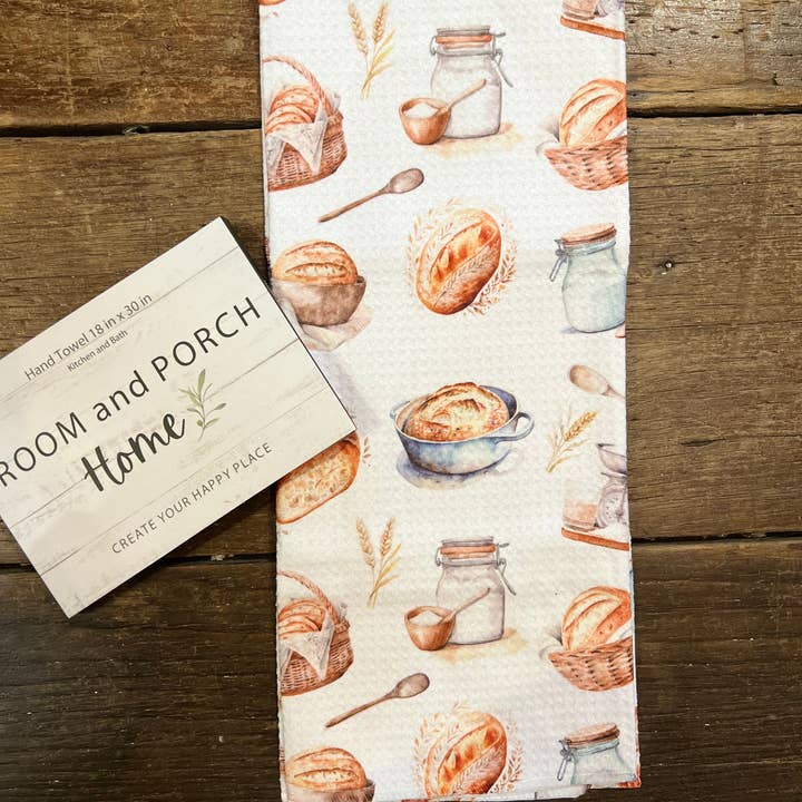 ROOM and PORCH - Wholesale Tea Towel - Sourdough White - Hand/Tea Towel - Recycled Microfiber