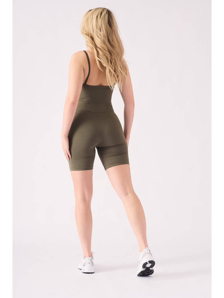 JMOJO UK Limited – wholesale Unitard – Women′s – Unitard Athleisure Strappy Unitard – Khaki7