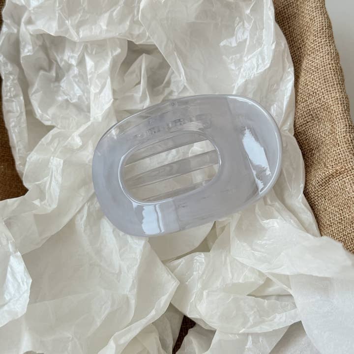 ACCITY - Wholesale Hair Clip - Women's - Abalone Flat Hair Claw Ponytail Clip Chic Style_CWAHA08052