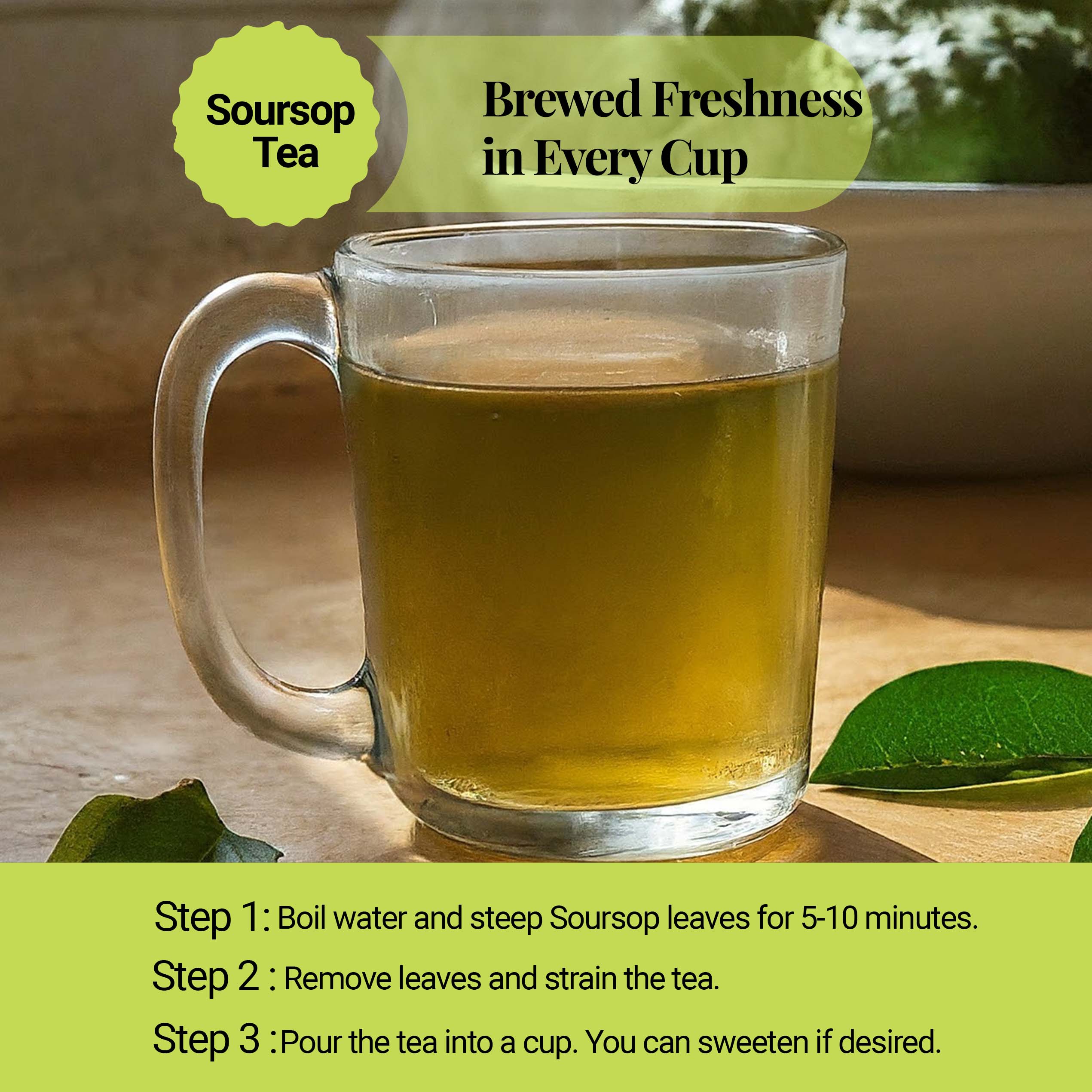 Akshit - Venta al por mayor Tés a granel - Más de 200 hojas de guanábana, hojas de guanábana secas de graviola.7