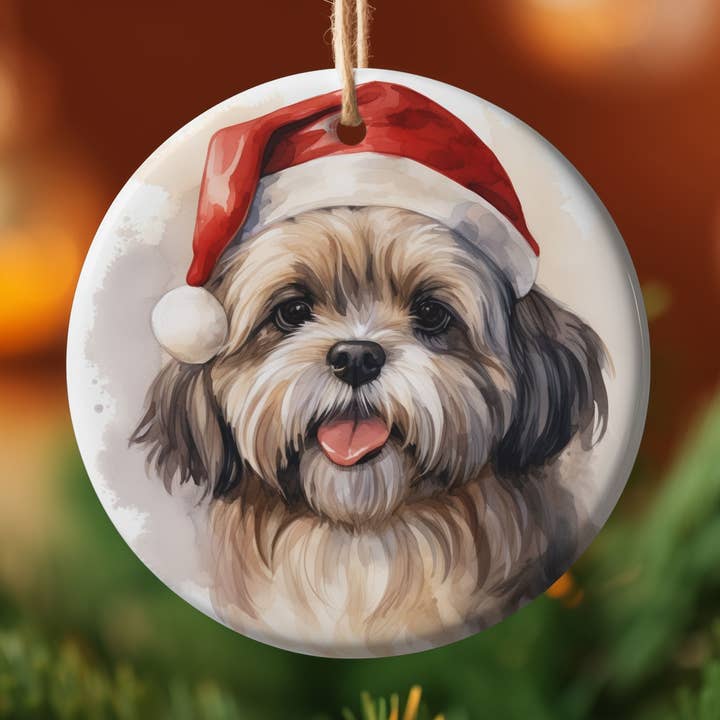 The Game Day Family – Ornamento por atacado – Meia para cães Stuffer Ornamento de raça de cão Presente Memorial de Cão0