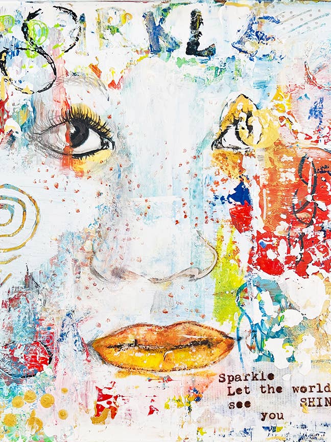 Glitre for engroshandel hos Kelly U Fine Art Studio