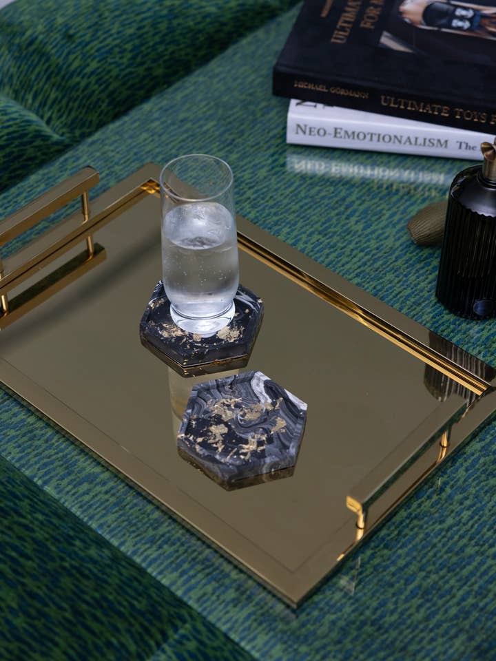 Hexagon Coaster for wholesale by Luxe Home Decor Ltd