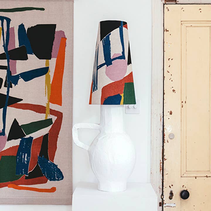 Kibbo- Natural - Diam 15 x 25 x h 45 cm- Tall Shade for wholesale by Laura Slater