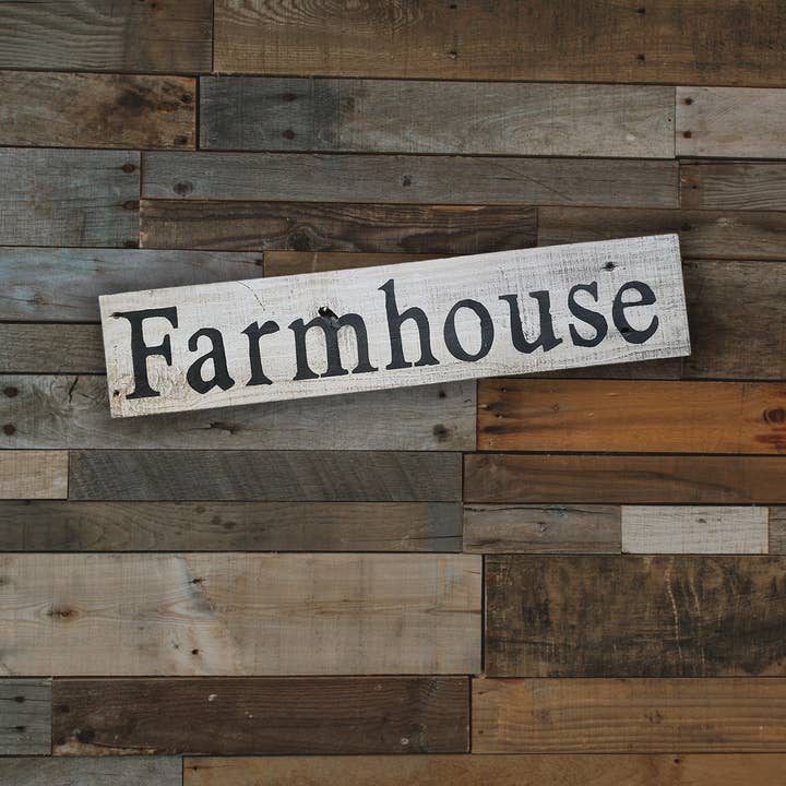 Farmhouse Sign Made From Reclaimed Wood -True Rustic for wholesale by Rockin'Wood