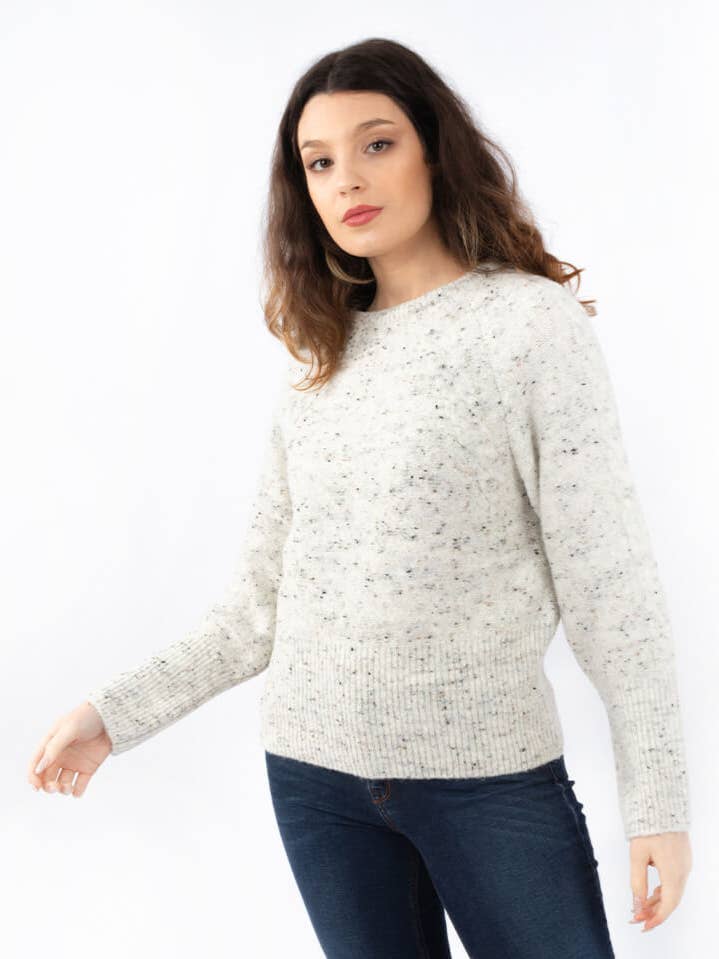 Sweater Basic Off White for wholesale by StockNow Unipessoal