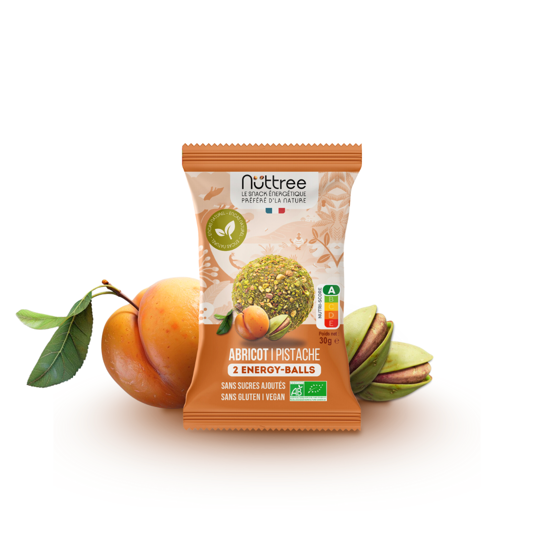 NÜTTREE - Wholesale Snack Bar - BIO ENERGY BALLS | APRICOT & PISTACHIO2