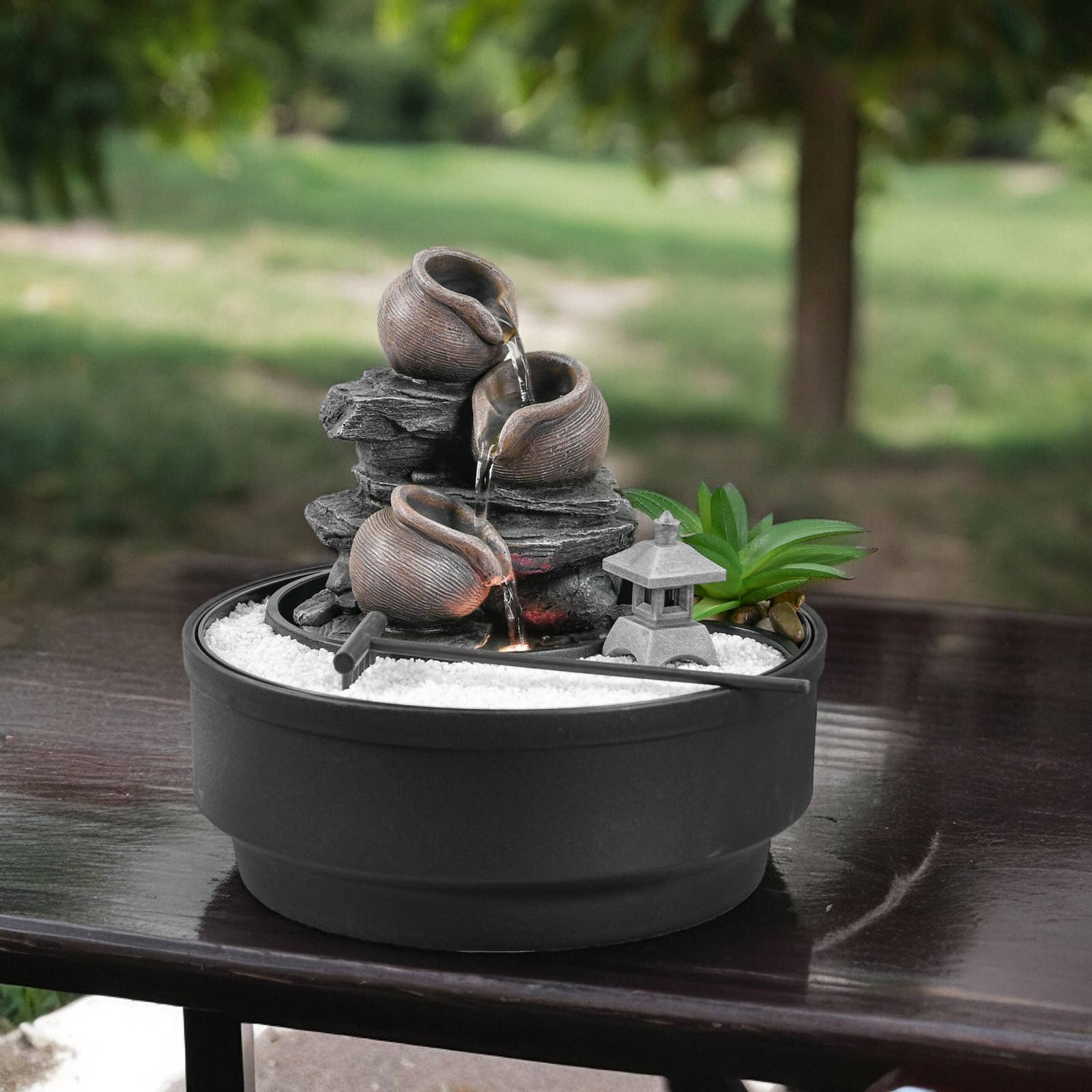 Zen'Arôme - Wholesale Decorative Tabletop Object - Zen Garden & Indoor Oasis Fountain - Zen Atmosphere Decor6