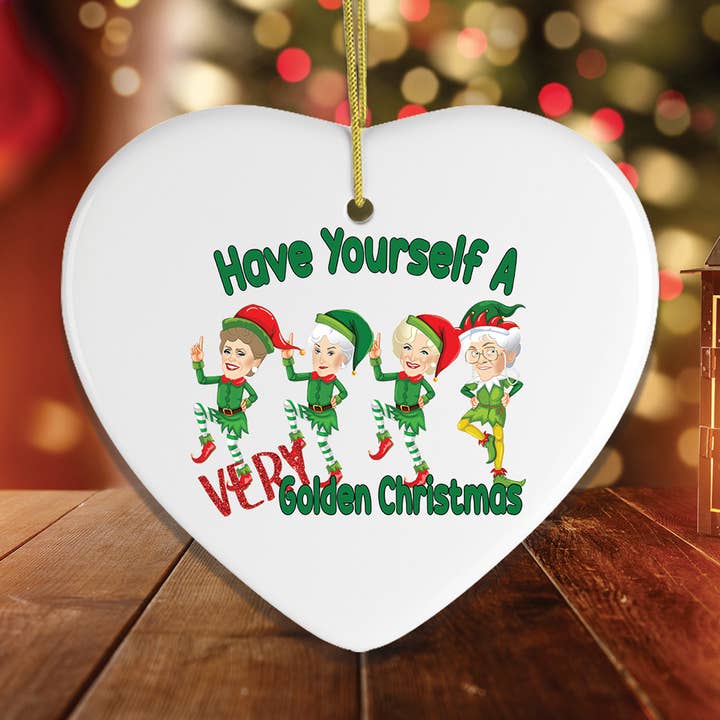 Have Yourself a Very Golden Christmas Ornament for wholesale by OrnamentallyYou