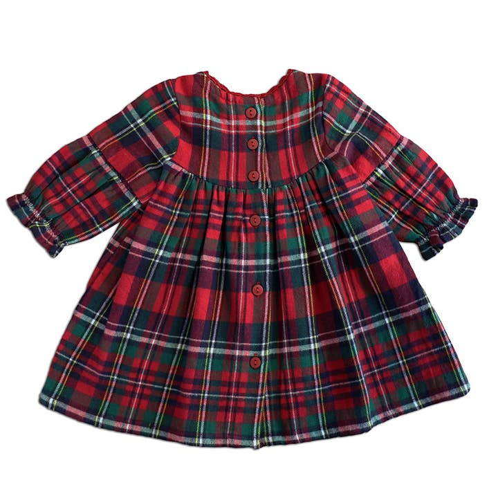 Weihnachtskontrolle Babykleid für den Großhandel von April Cornell Apparel
