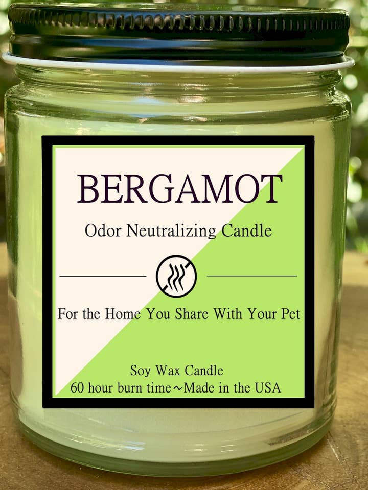 8 oz Odor Neutralizing Candle- Bergamot for wholesale by Candle Consultants
