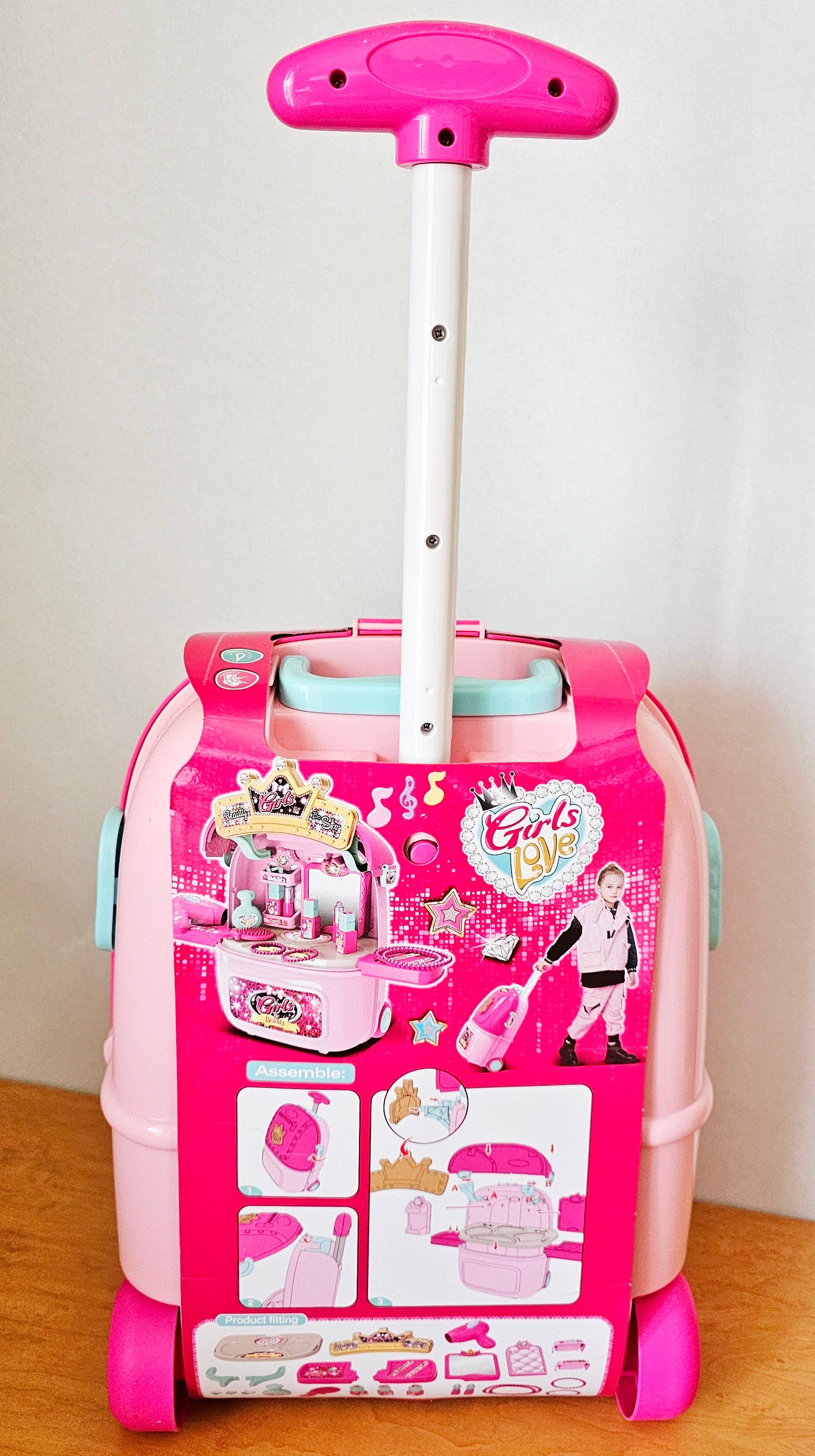 Family 8 Toy Company - Wholesale Toy set – Kids - 2 in 1 Beauty Set Little Luggage8