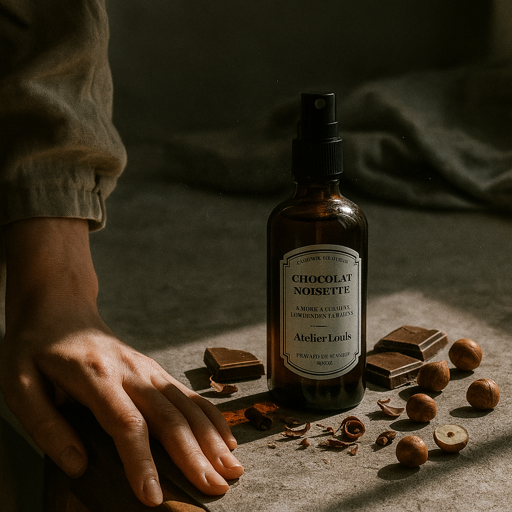 Atelier Louis - Venta al por mayor Espráis para interior y ropa de cama - Bruma vegetal de chocolate y avellana5