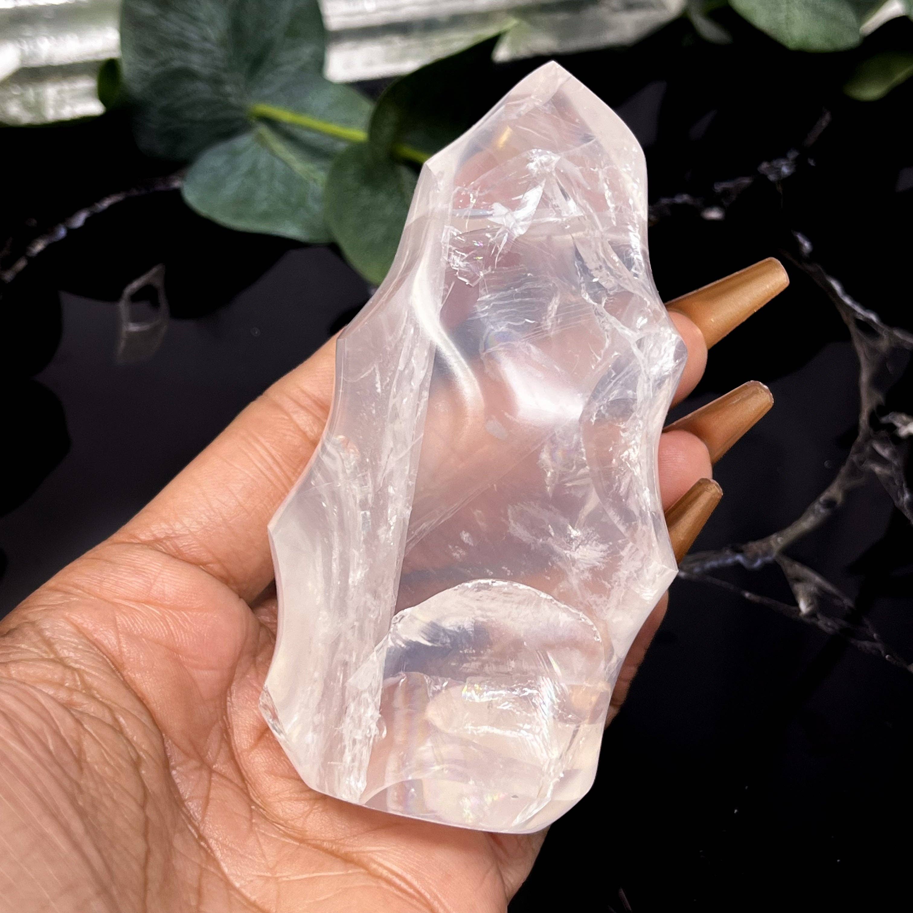 The Crystal Tabby - Wholesale Spiritual Stone/Crystal - Girasol Flame 0
