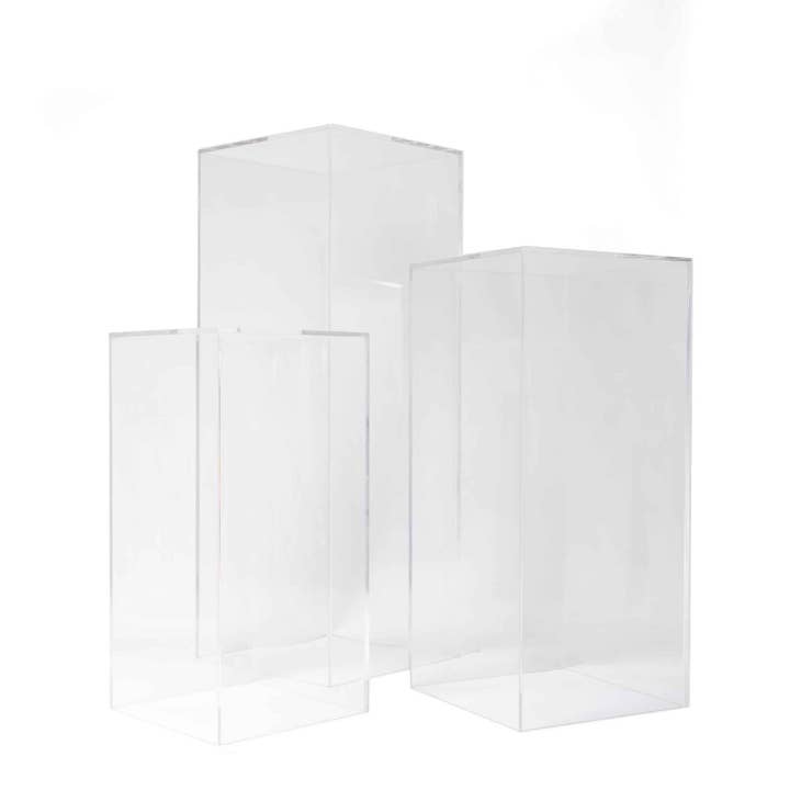 Square Acrylic Pedestal Stands 3pc Set and other Purchase Wholesale acrylic cutouts. Free Returns & Net 60 Terms on Faire trending on Faire.