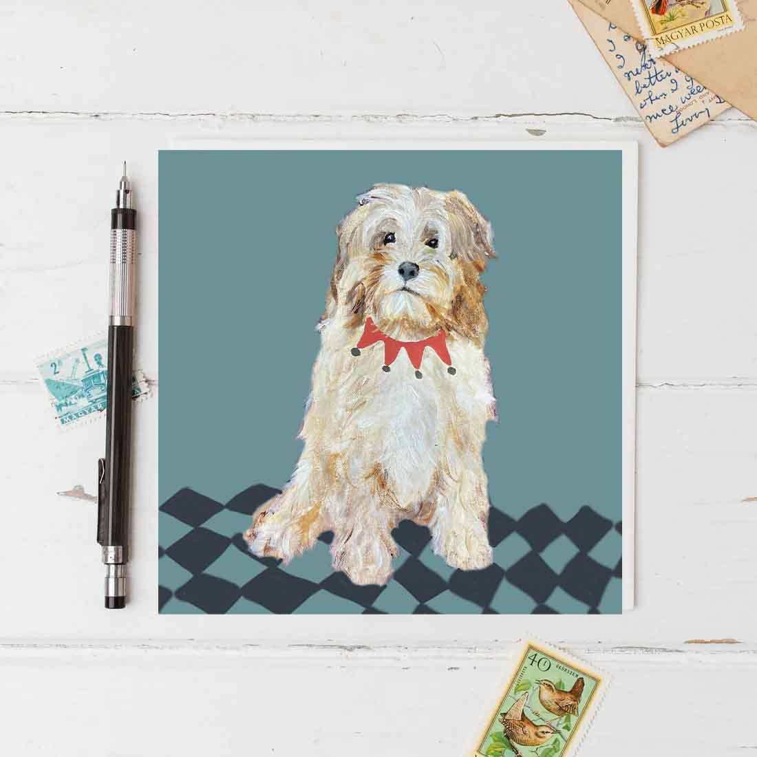 Print Circus – wholesale Everyday greeting card – Puppy Olive card1