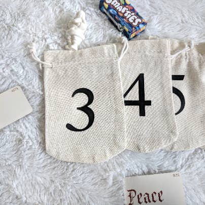 Bolsas de calendario de Adviento 1 - 25 cuenta regresiva para Navidad para venta al por mayor de Hunter Kouture