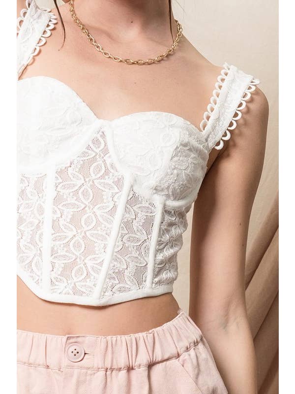 ILLA ILLA - Wholesale Corset - Women's - Floral Lace Corset1