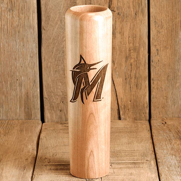 Miami Marlins "M" Dugout Mug® | Baseball Bat Mug for wholesale by Dugout Mugs