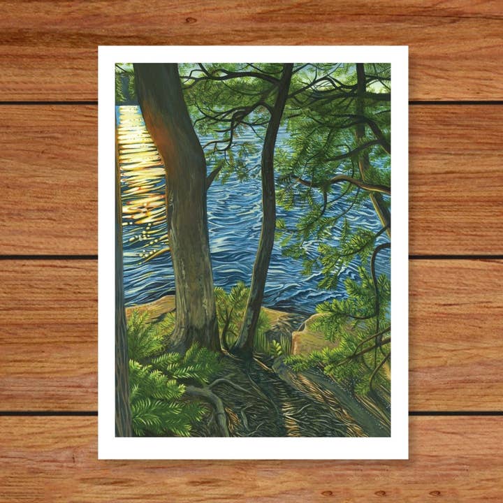 Sunset on Sawbill Lake (Fine Art Print) #3 for wholesale by Zoe Mae Art LLC