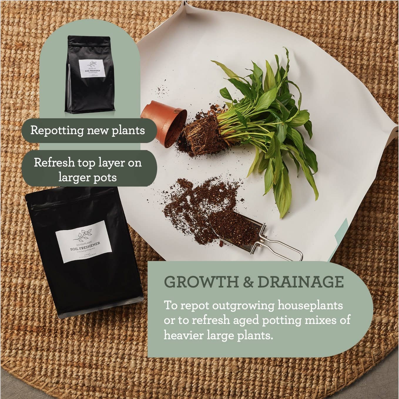 Generosa - Wholesale Planting/Potting Soil - POTTING SOIL | Soil Freshener Enriched potting mix 2000 ml2