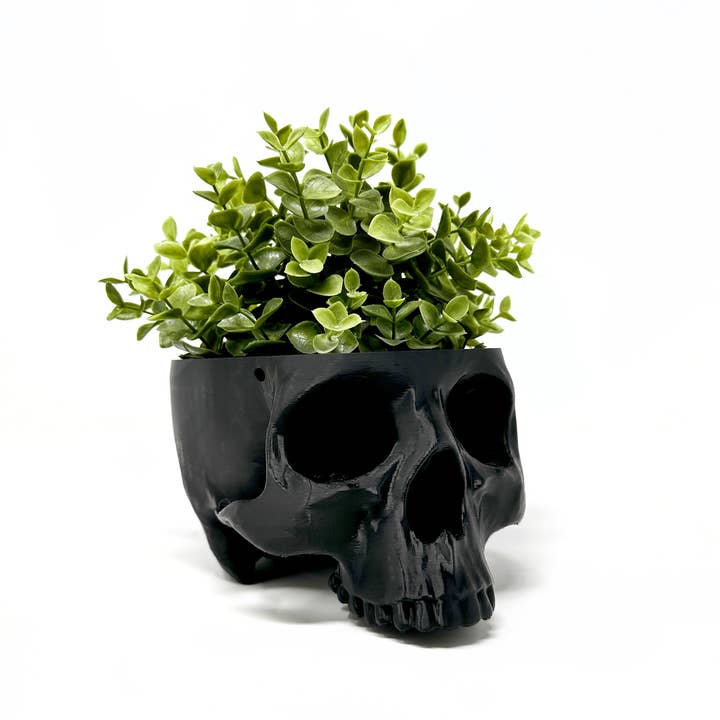 Faux Theory Design - Wholesale Hanging Planter - 3D Printed Hanging Skull Planter6