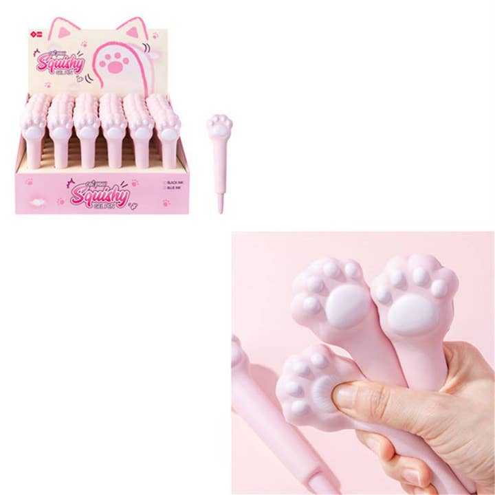 Gelpen Squishy Kat Blæk Blå 0,5 mm for engroshandel hos TSJJ